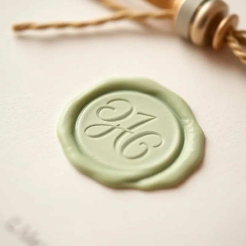 Wax seal design sample